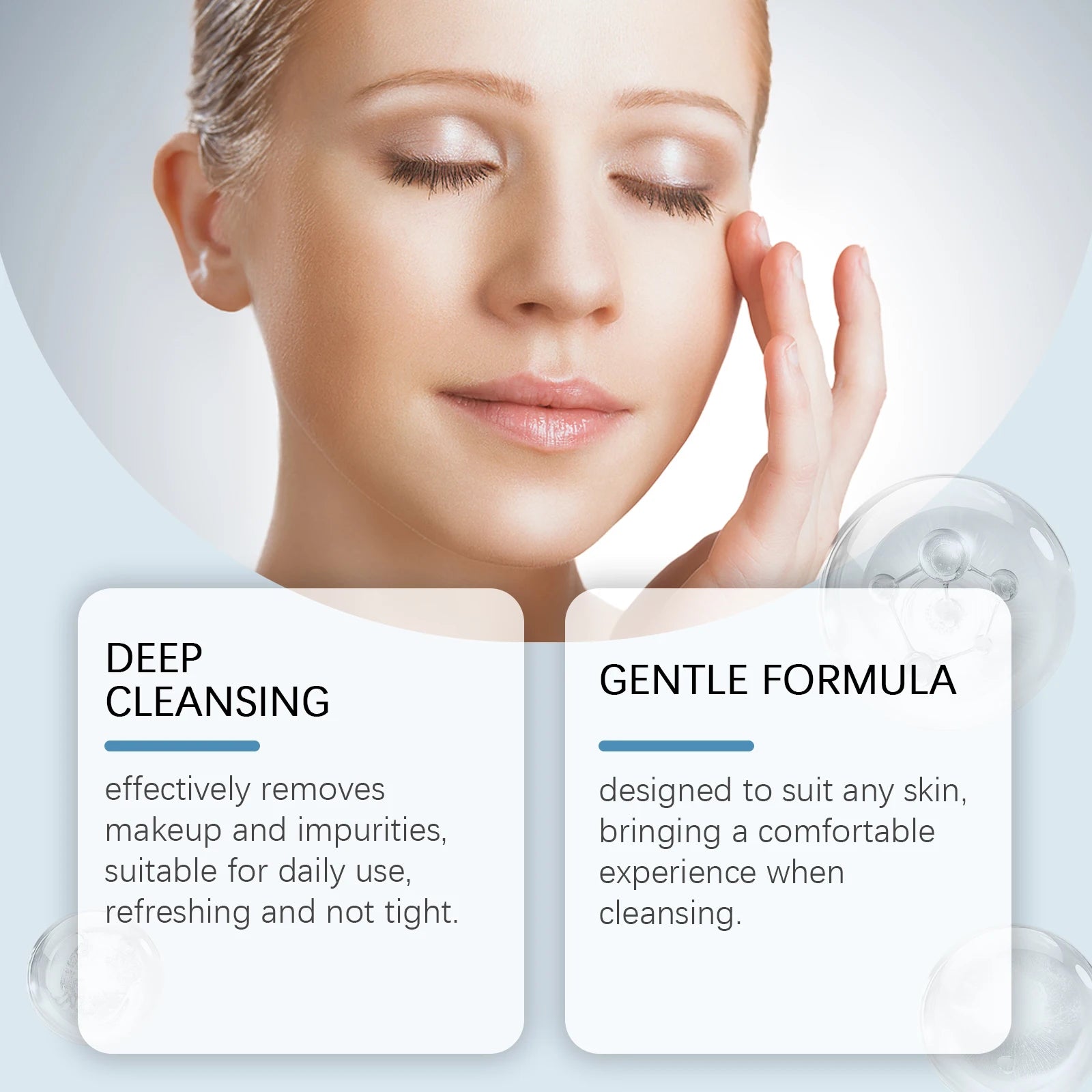 Makeup Remover Oil Gentle Moisturizing Facial Cleanser for All