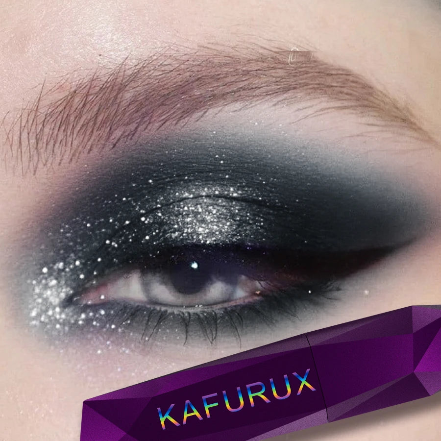 19-Color Glitter Eyeshadow Stick Waterproof Metallic High Pigment