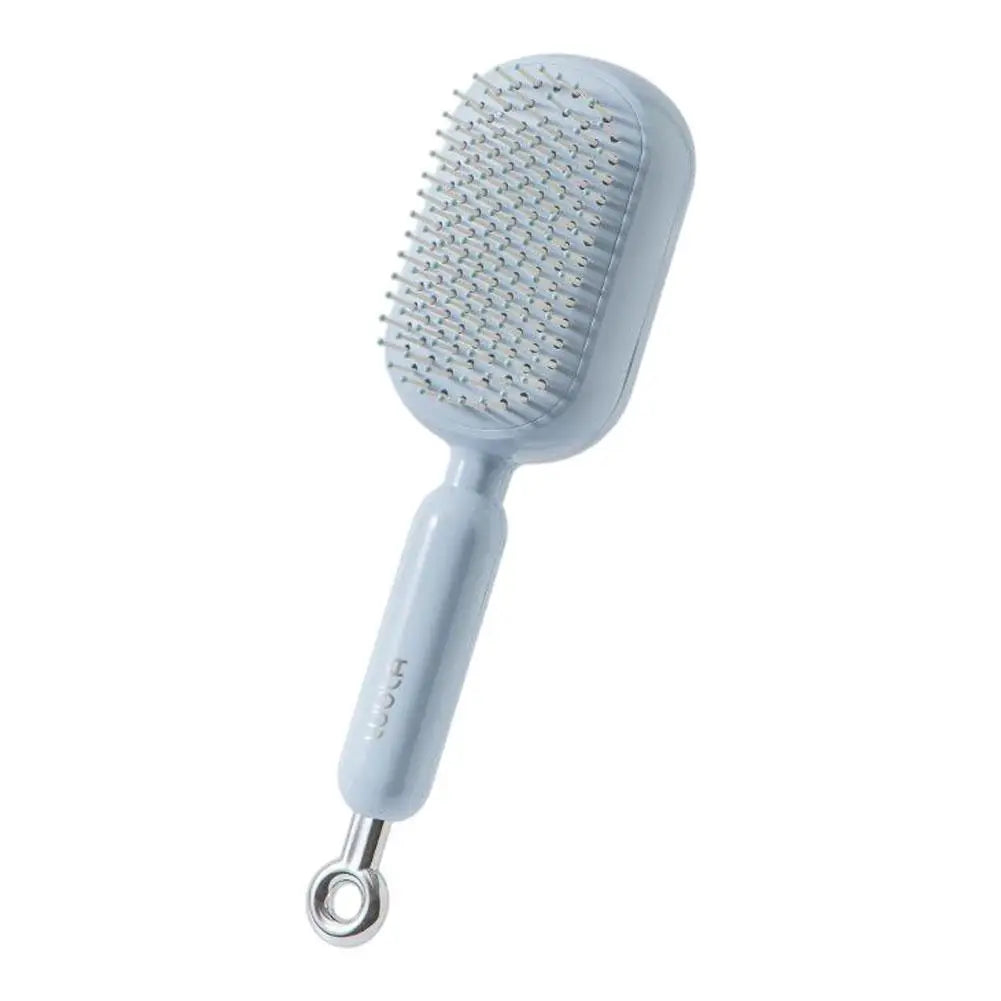 Self Cleaning Hair Comb Retractable Anti Static Massage Styling Brush