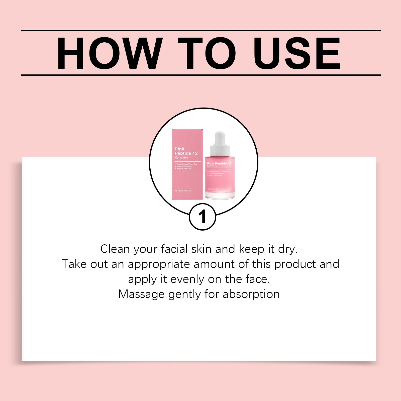 Pink Peptide 12 Serum Niacinamide Hydrating Brightening Glass Skin