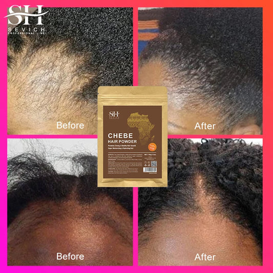 100% Natural Chebe Powder Hair Strengthening Growth Anti Hair Loss