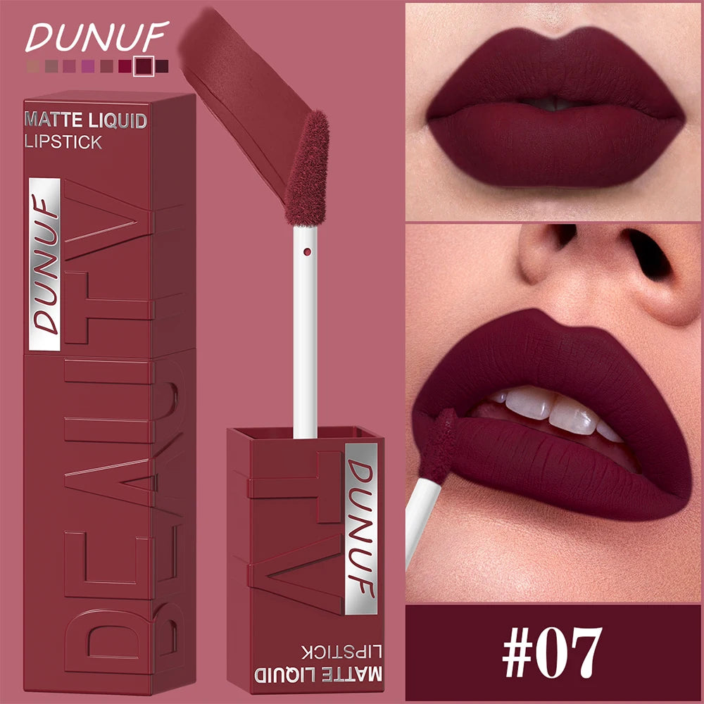 Matte Velvet Lipstick Waterproof Long-Lasting Non-Sticky Lip Gloss