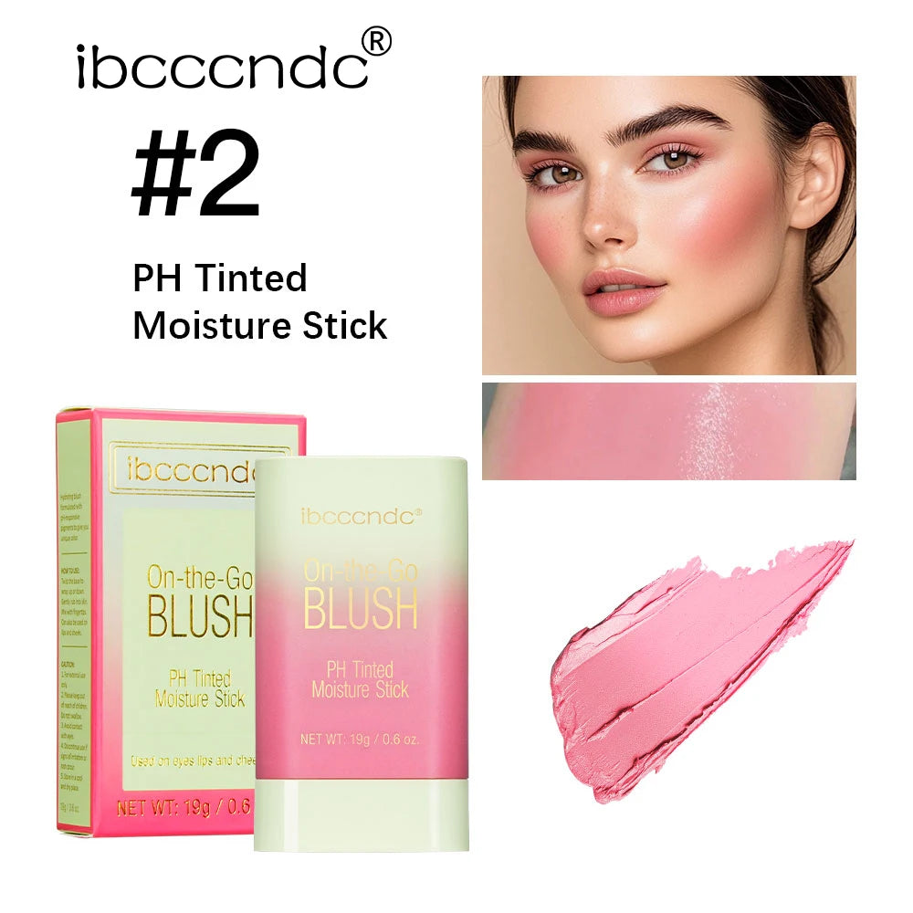 Tinted Moisture Blush Stick Waterproof Natural Cheek Color
