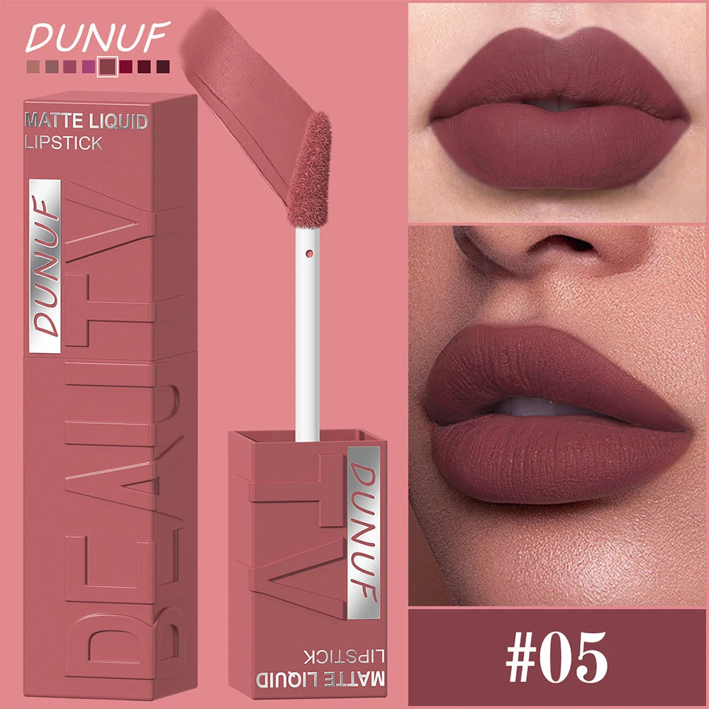 Matte Velvet Lipstick Waterproof Long-Lasting Non-Sticky Lip Gloss