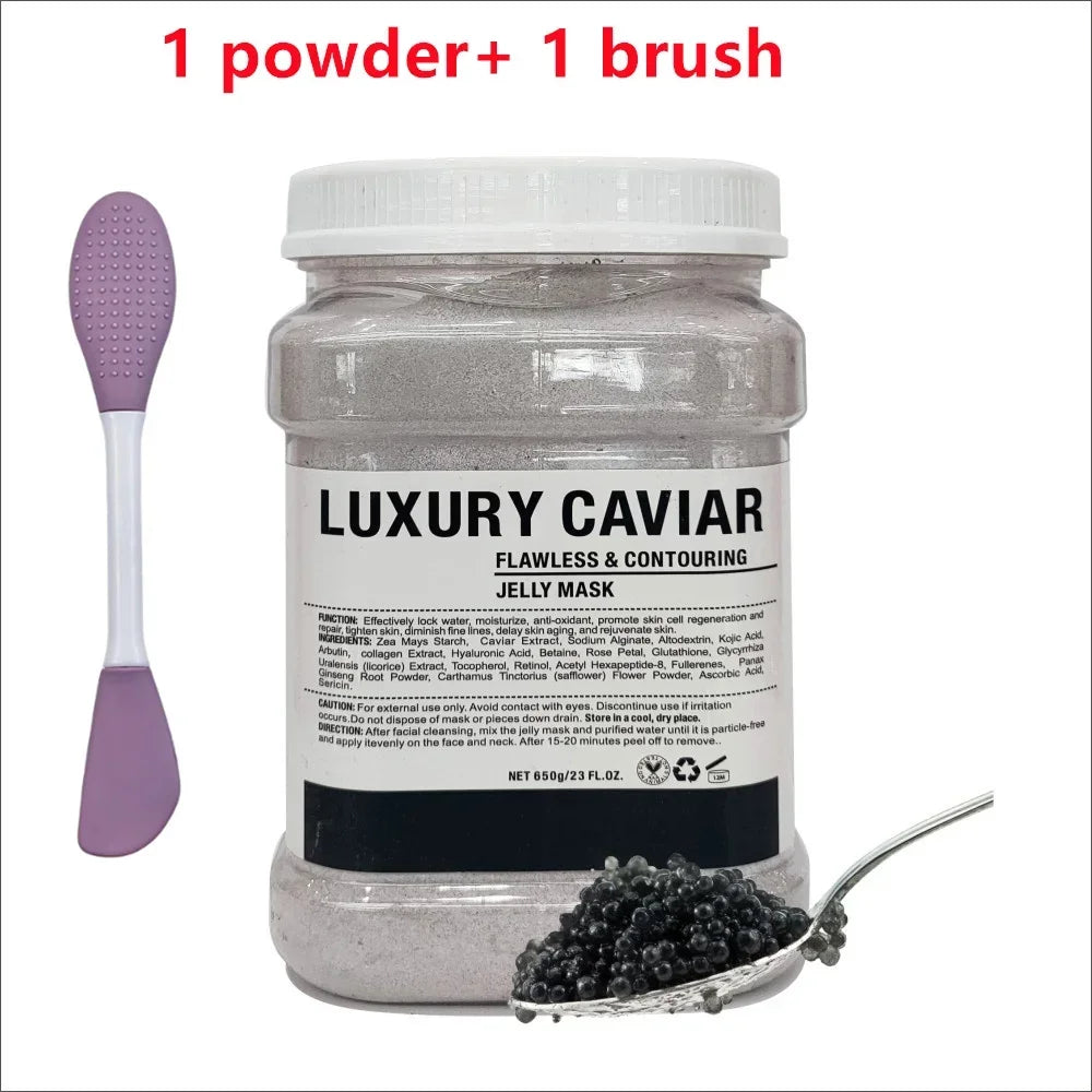 Chamomile Hyaluronic Acid Jelly Mask Powder with Silicone Brush