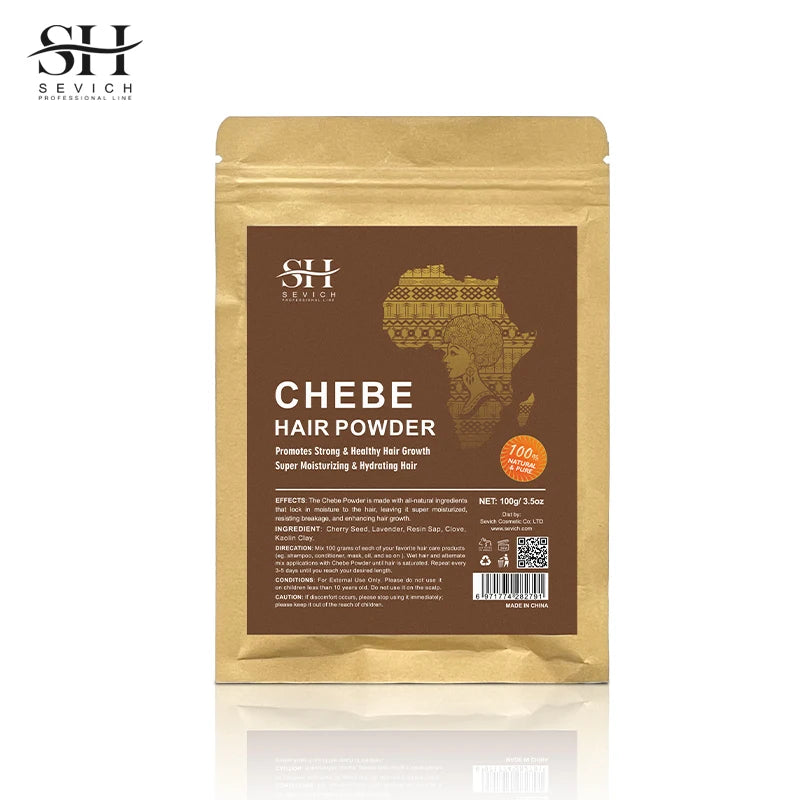100% Natural Chebe Powder Hair Strengthening Growth Anti Hair Loss