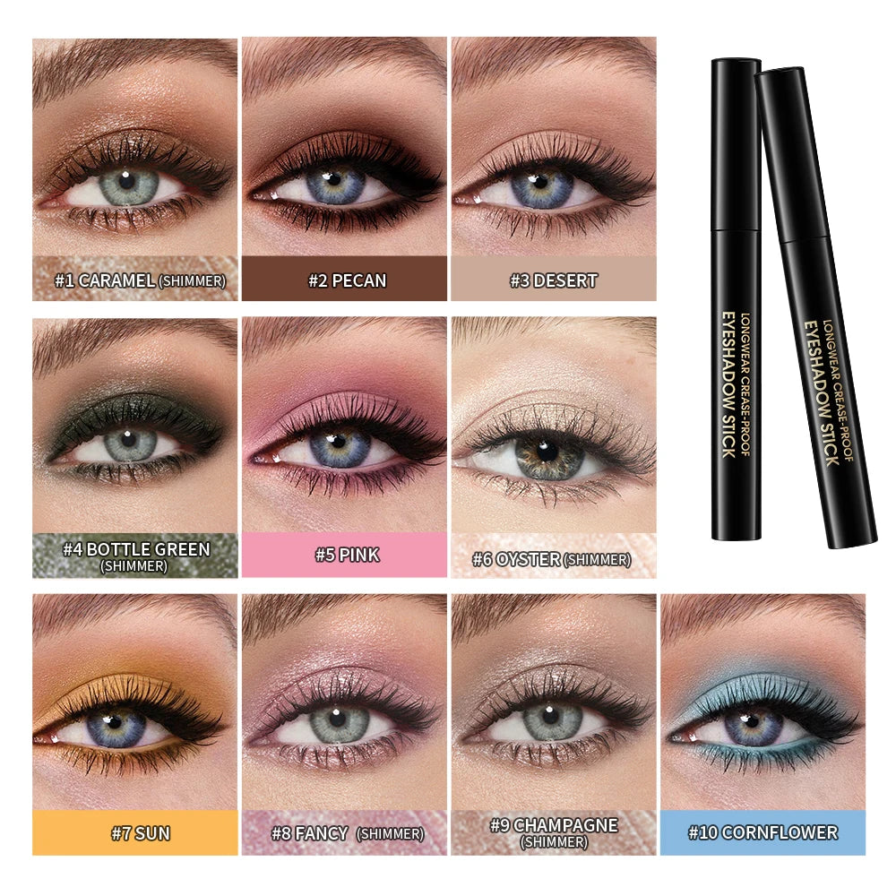 Eyeshadow Stick Shimmer Matte Waterproof Glitter Pencil