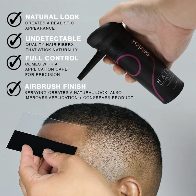 Hair Building Fibers Keratin Powder Hair Loss Coverage Set
