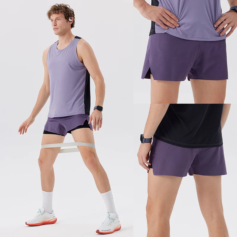 Men’s Running Shorts Quick Dry Breathable Gym Fitness Sportswear