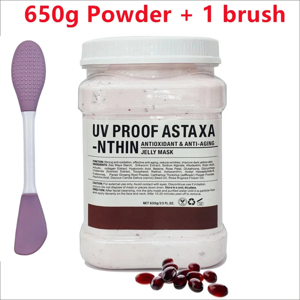 Chamomile Hyaluronic Acid Jelly Mask Powder with Silicone Brush