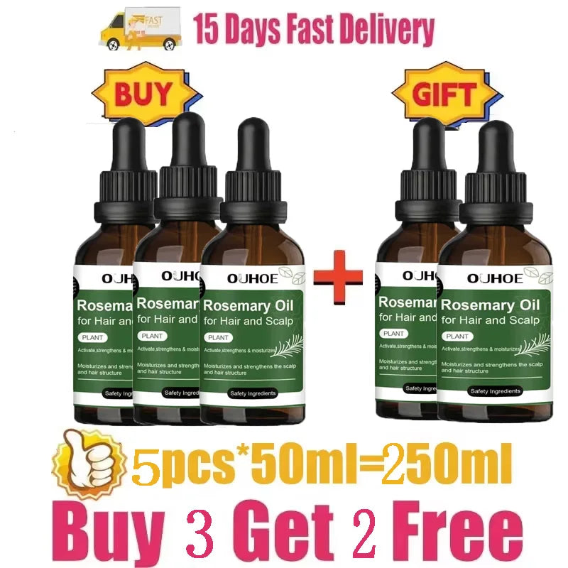 Rosemary Hair Growth Oil Anti Hair Loss Strengthening Scalp Care