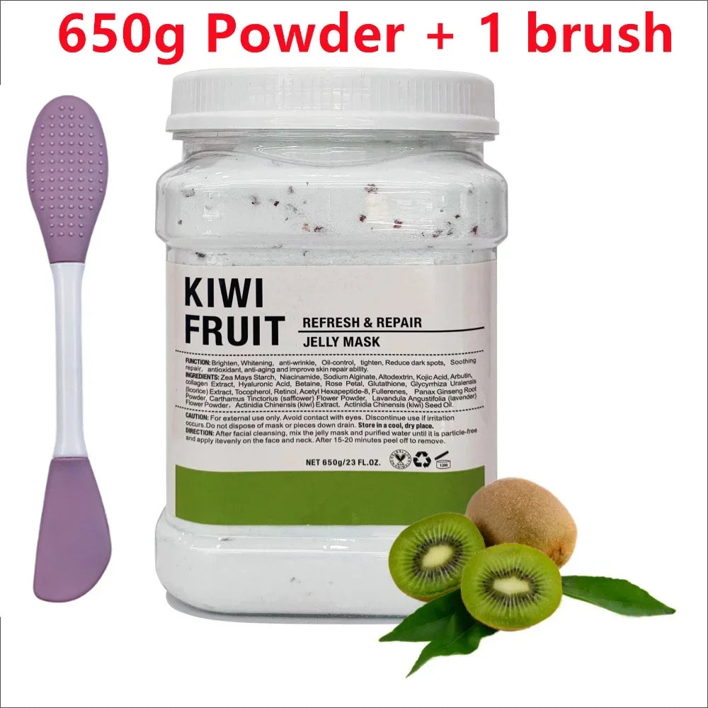Chamomile Hyaluronic Acid Jelly Mask Powder with Silicone Brush