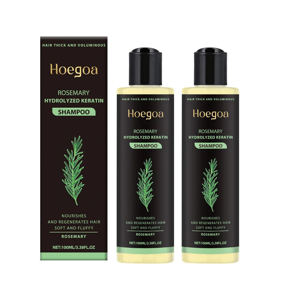 Rosemary Hair Growth Shampoo 3pcs Keratin Repair Thickening Care