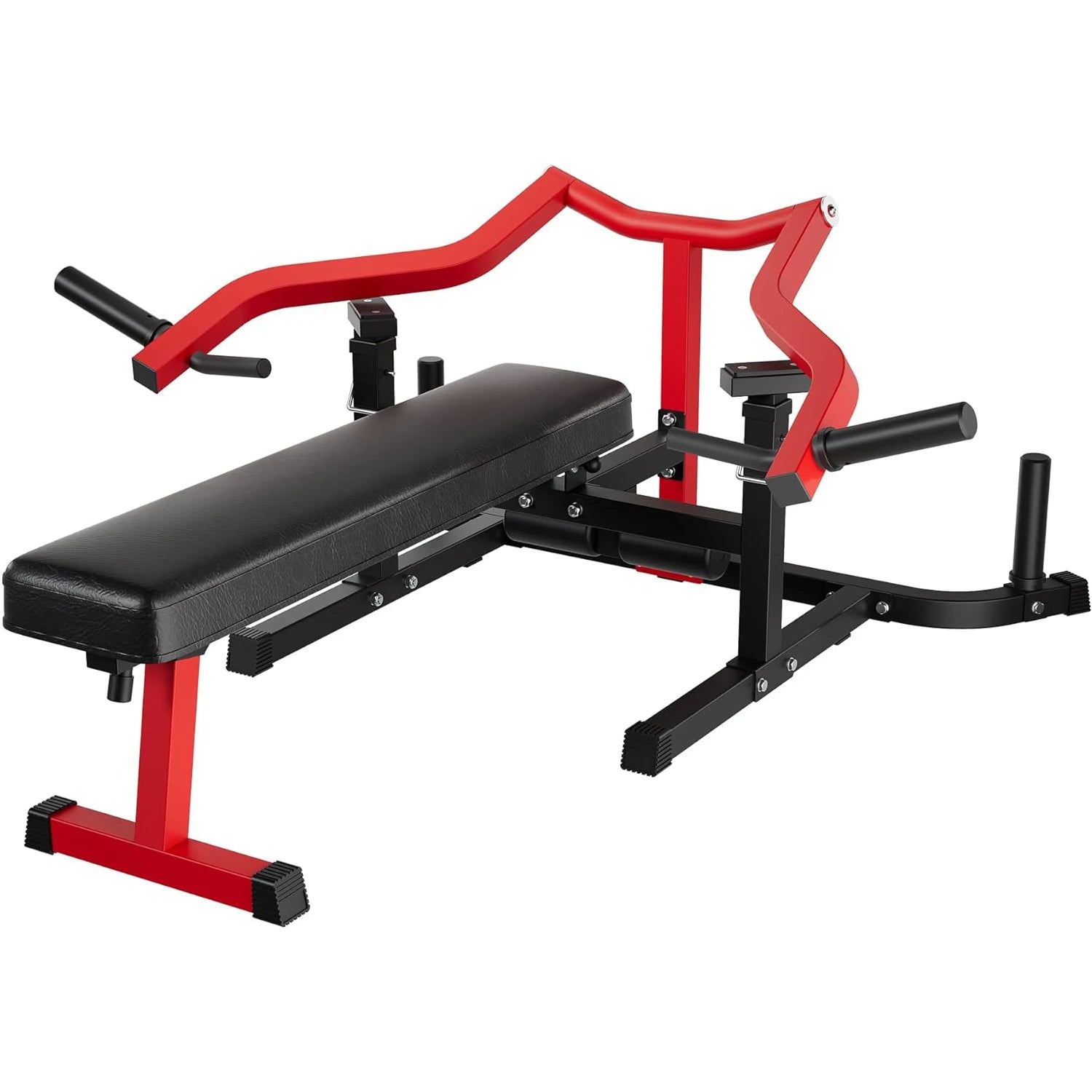 Chest Press Machine Adjustable Bench Converging Arms Home Gym Equipment