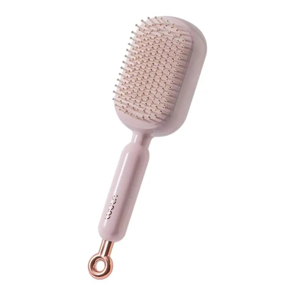 Self Cleaning Hair Comb Retractable Anti Static Massage Styling Brush