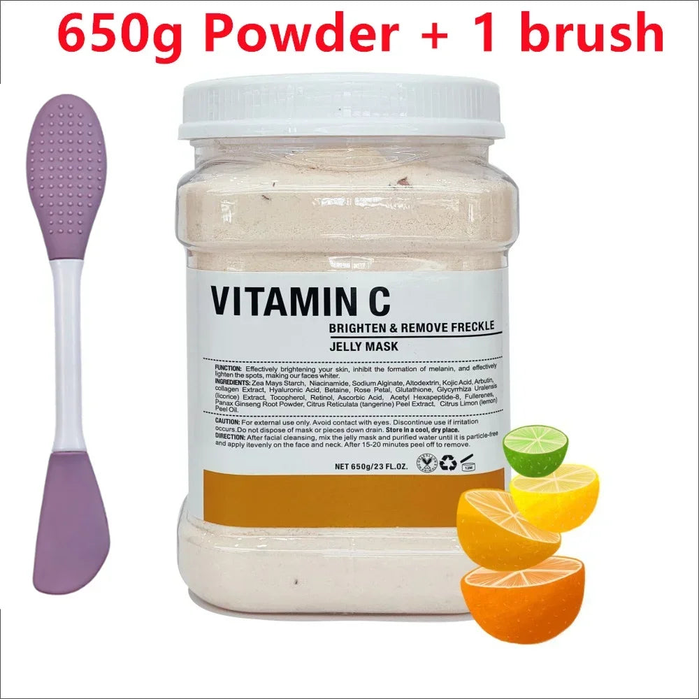 Chamomile Hyaluronic Acid Jelly Mask Powder with Silicone Brush