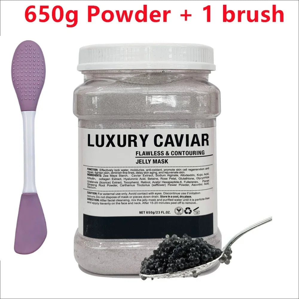 Chamomile Hyaluronic Acid Jelly Mask Powder with Silicone Brush