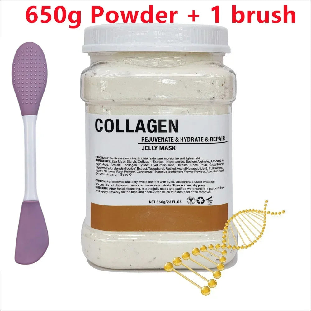 Chamomile Hyaluronic Acid Jelly Mask Powder with Silicone Brush